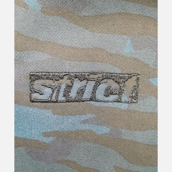 *Men's ALEXANDER WANG Over-Sized Military Style Blue/Blk Camo Print Jacket M * - Picture 6 of 13